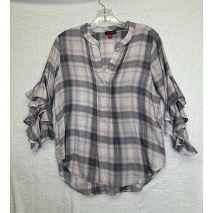 Vince Camuto Plaid Tunic